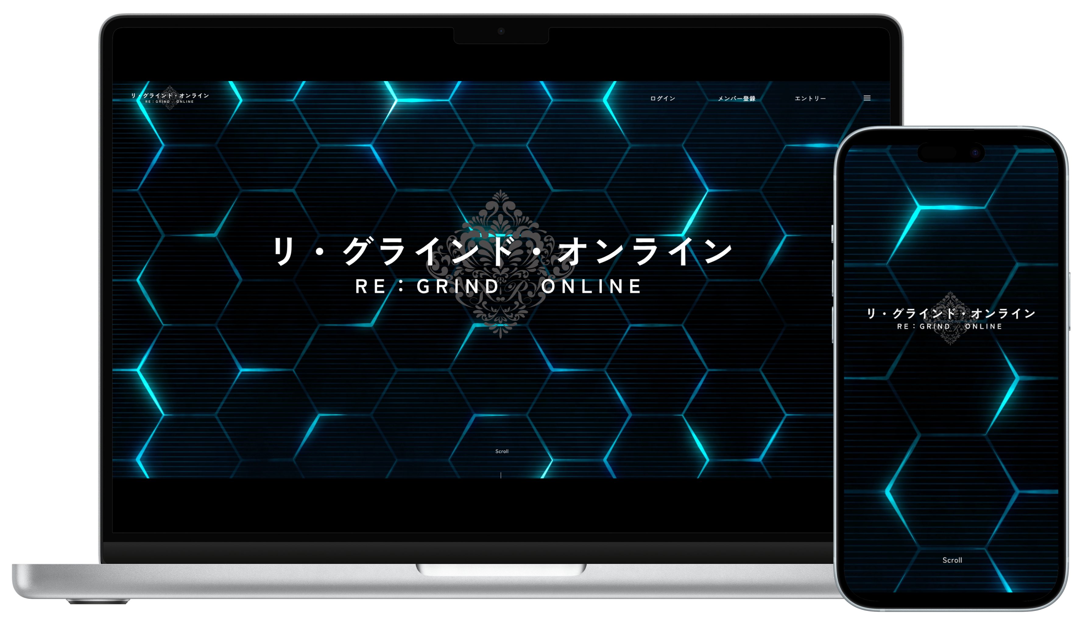 RE:GRIND ONLINEのWEB SITE