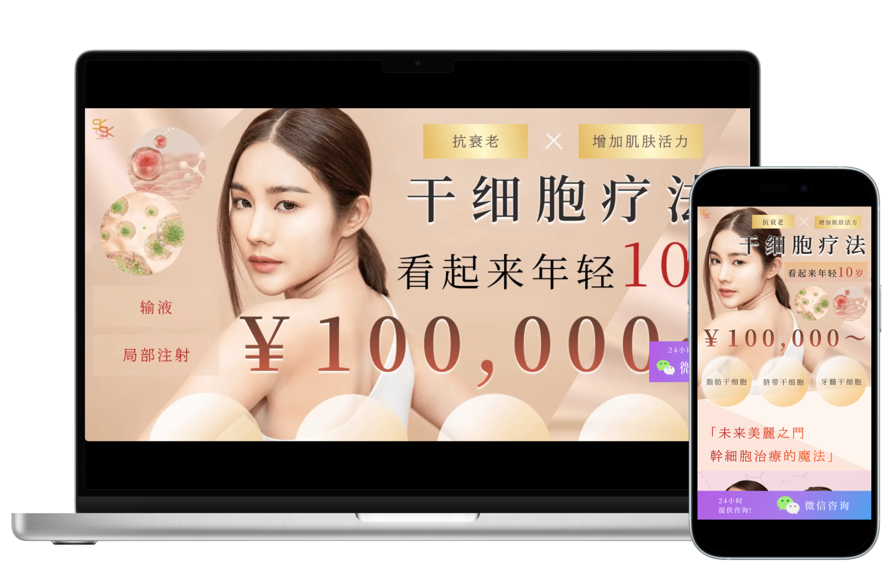 中国人向け 幹細胞のLP